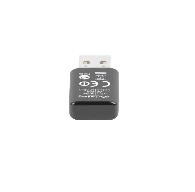 Karta sieciowa WiFi zewnętrzna Lanberg NC-1200-WI — zdjęcie 2