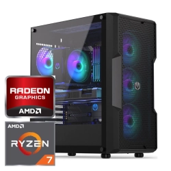 Ryzen 7 9800X3D 32GB RAM 2TB SSD RX 9060 XT AIO WiFi6 BT5.2 Windows 11