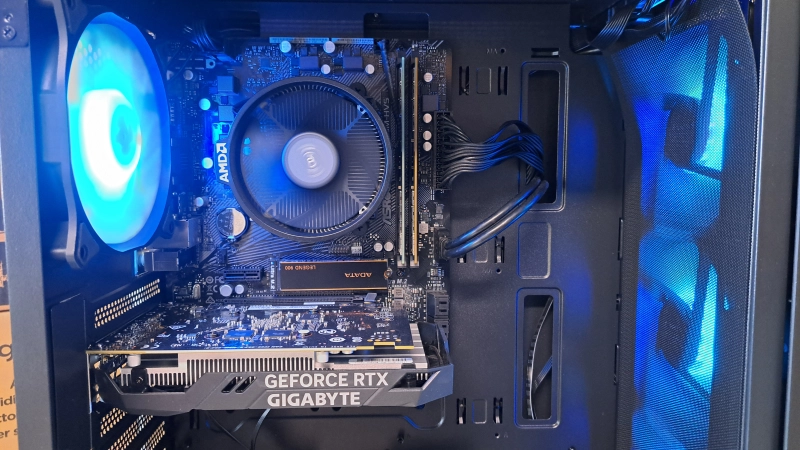 Ryzen 5 5500 16GB RAM 1TB SSD RTX 3050 6GB Win 11 — zdjęcie 6